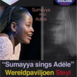 Sumayya zingt Adèle in het Wereldpaviljoen